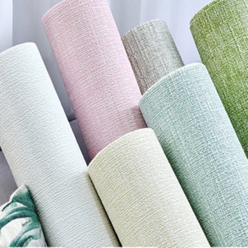 Cuộn xốp dán tường vân vải - xốp cuộn dán tường vân vải - xốp vân vải dán tường - cuộn xốp vân vải 
