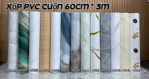 Xốp dán tường pvc giả đá - Cuộn xốp dán tường vân đá - Xốp cuộn dán tường giả đá
