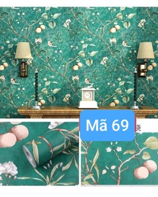Giấy dán tường mã 69 - Số lượng còn 30 cuộn