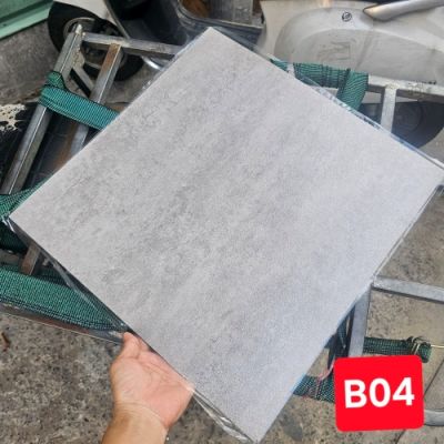Sàn nhựa giả xi măng B4 - Sàn nhựa giả bê tông B4 keo sẵn