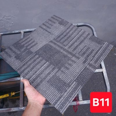 Sàn nhựa vân thảm B11 keo sẵn 1,8 mm - sàn nhựa giả vân thảm B11